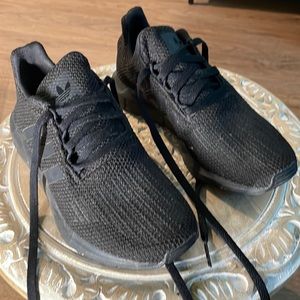 Barley used Adidas running shoes